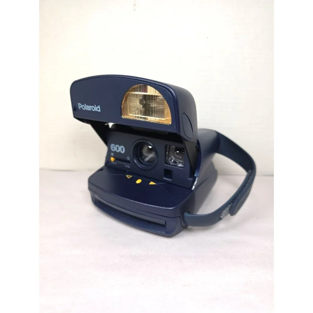 Polaroid Vintage One Step Express Blue 600 Instant Film Camera